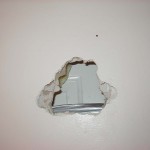 38-Poltergeist wall damage closeup